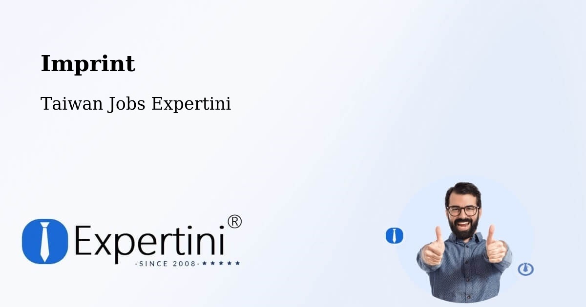 Imprint – Taoyuan - Taiwan Jobs Expertini
